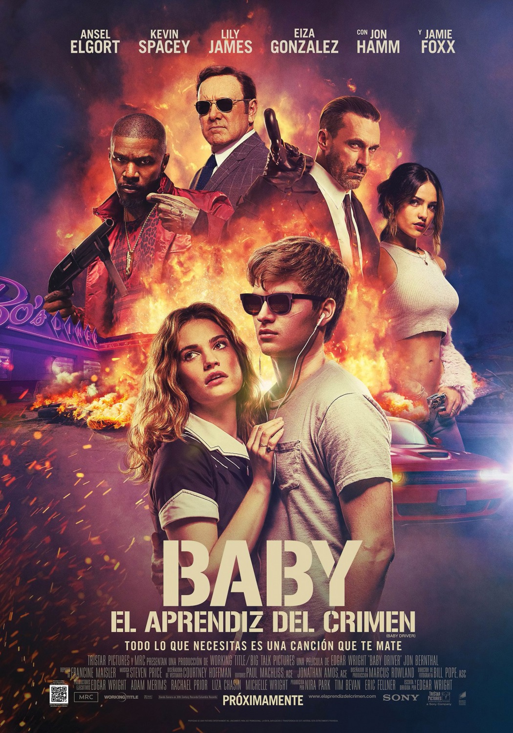 HD0703 - Baby Driver 2017 - Quái Xế Baby